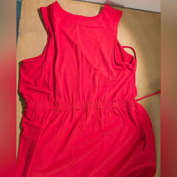 😎 Denver Hayes Coral Sleeveless Stretch Maxi Dress , Size XXL - Picture 5 of 6